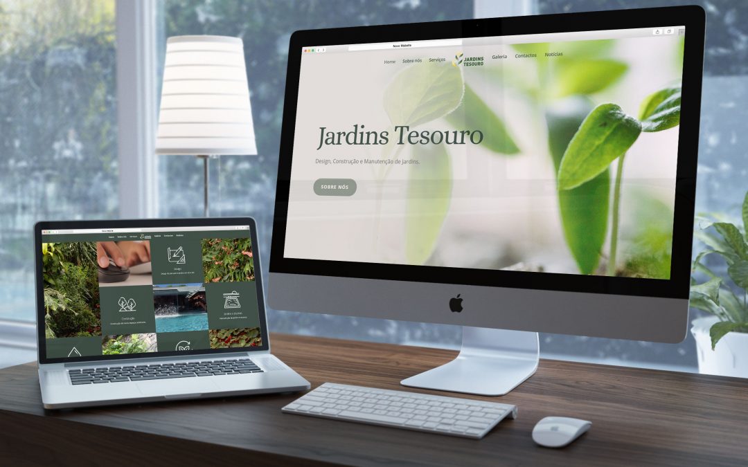 Novo Website Jardins Tesouro